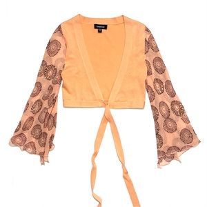 Bebe Tie Silk Cardigan